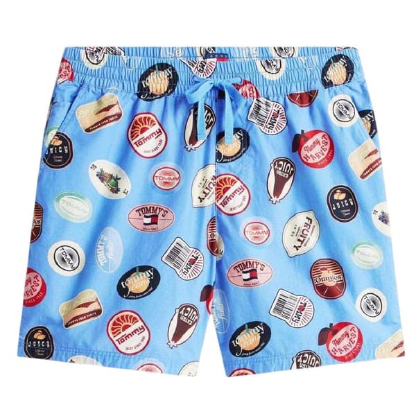 Tommy Jeans Herr Emblems Träningsshorts