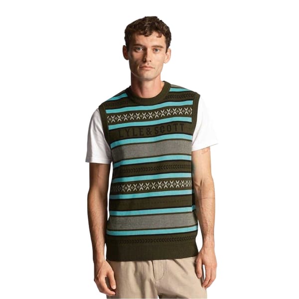Lyle & Scott Mens Knitted Regular Vest Top