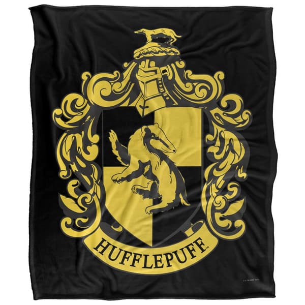 Harry Potter Hufflepuff Crest Blanket