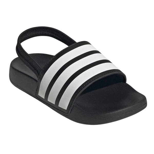 Adidas Barn/Kids Adilette 3 ränder elastiska slingback platta tofflor