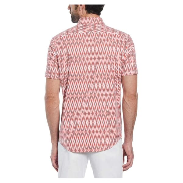 Original Penguin Herr Ikat Regular Kortärmad Skjorta