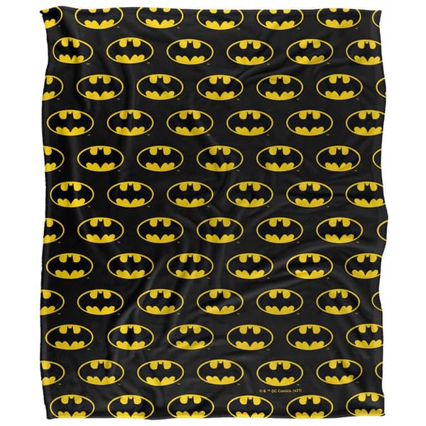 Batman All Over Logo Blanket