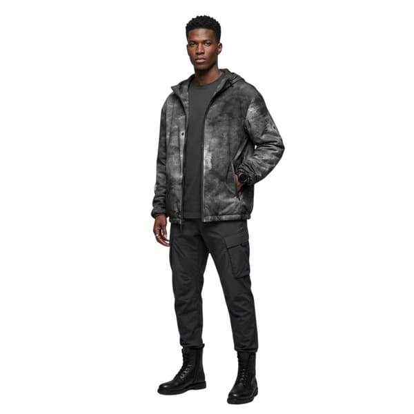 Diesel Mens Marble Effect Bomber Jacket