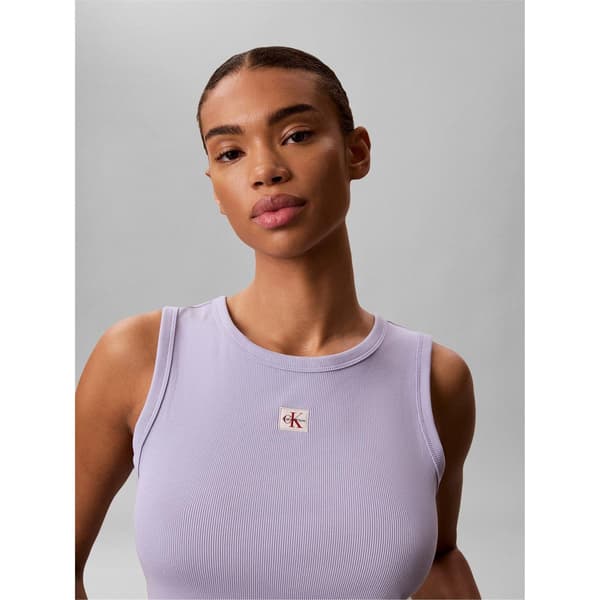 Calvin Klein Dam Enfärgad Linne