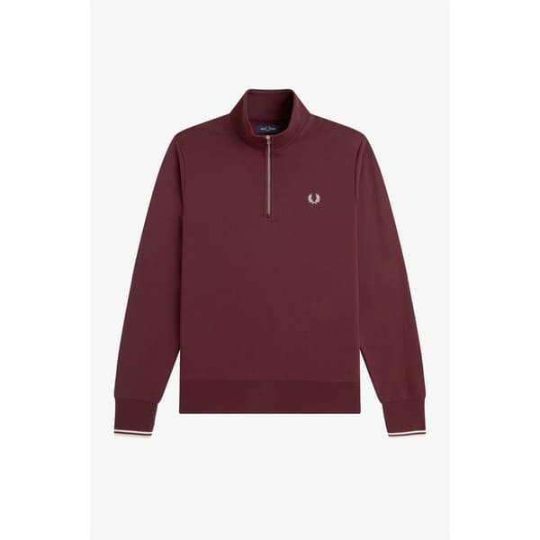 Fred Perry Herr Logo Half Zip Tröja