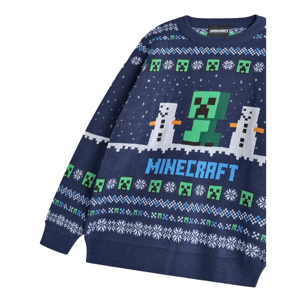 Minecraft Pojkar Creeper Jultröja