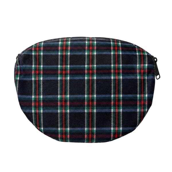 Spiral Plaid Bum Bag