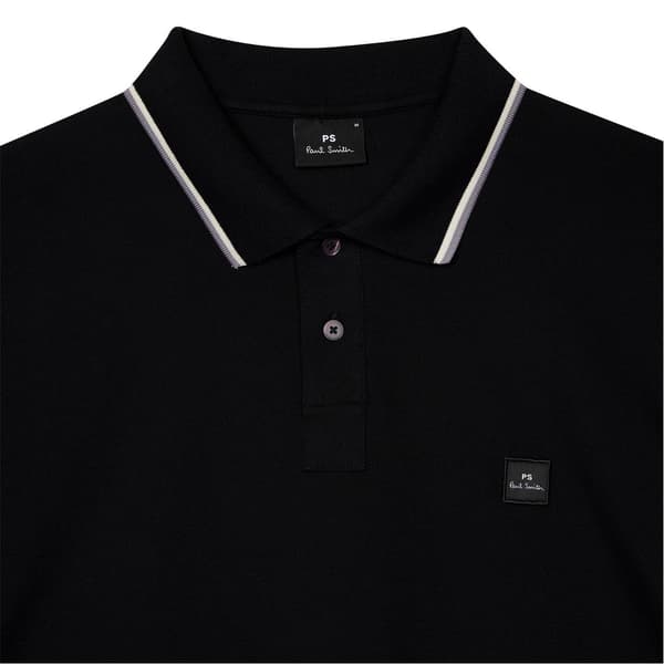 Paul Smith Herr Patch Cotton Logo Pikétröja
