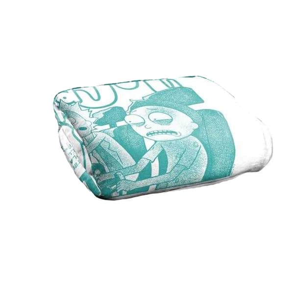 Rick And Morty Mono Soft Touch Blanket