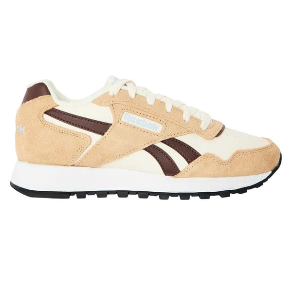 Reebok Mens Glide Leather Flat Trainers