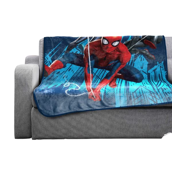 Spider-Man Plyschtryckt Pläd