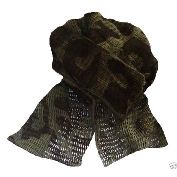 Web-Tex Camo bomullsscarf i nät
