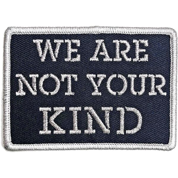 Slipknot We Are Not Your Kind Stencil Iron On Patch