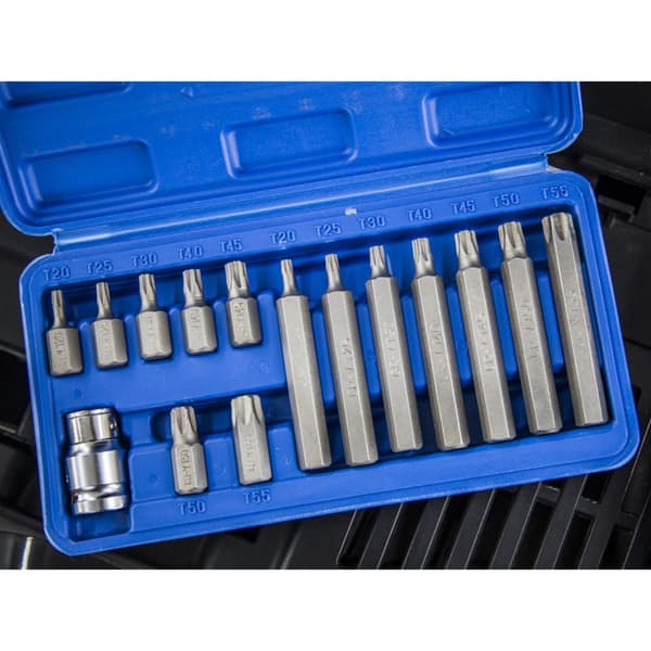 Bluespot Tools Torx Bit Set, 15 delar
