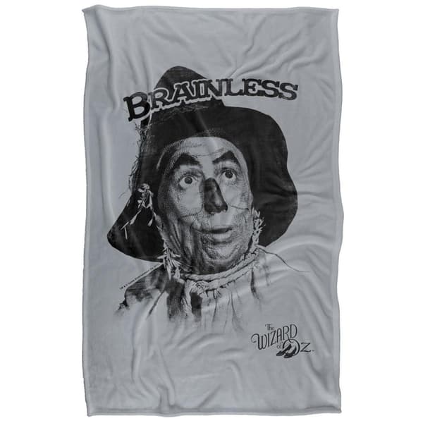 Wizard Of Oz Brainless Soft Touch Blanket