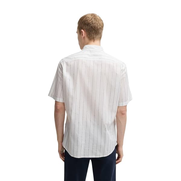 Boss Miesten Pinstripe Regular lyhythihainen paita