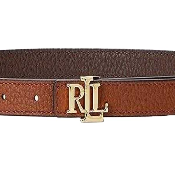 Ralph Lauren Dam Monogram Läderbälte