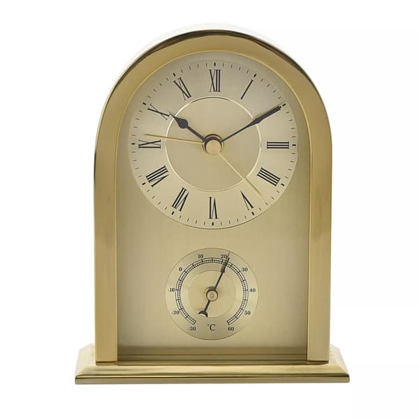 William Widdop Aluminium Arch Mantel Clock