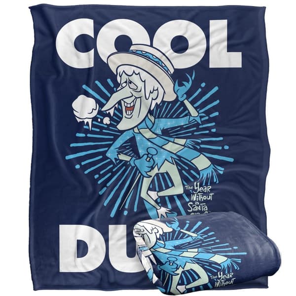 The Year Without A Santa Claus Cool Dude Silky Blanket
