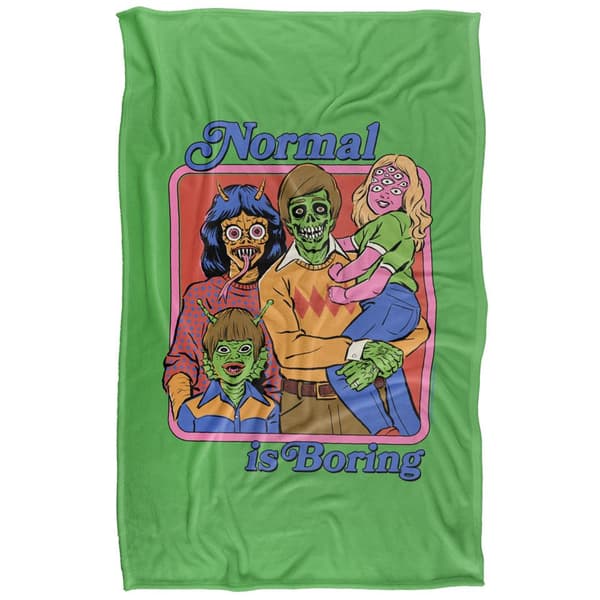 Steven Rhodes Normal Is Boring Soft Touch Blanket