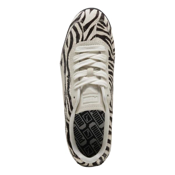 Puma Womens/Ladies Zebra Leather Low Trainers