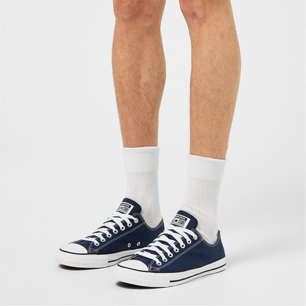 Converse Mens Ox Logo Canvas Trainers