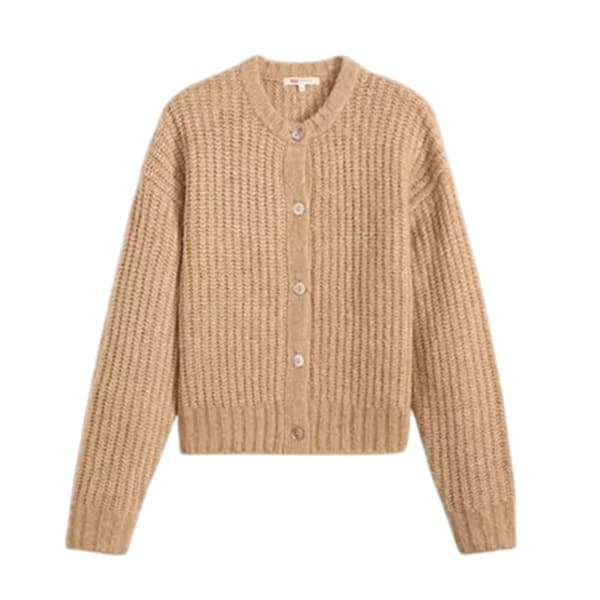 Levis Dam Luna Crew Neck Långärmad Kofta