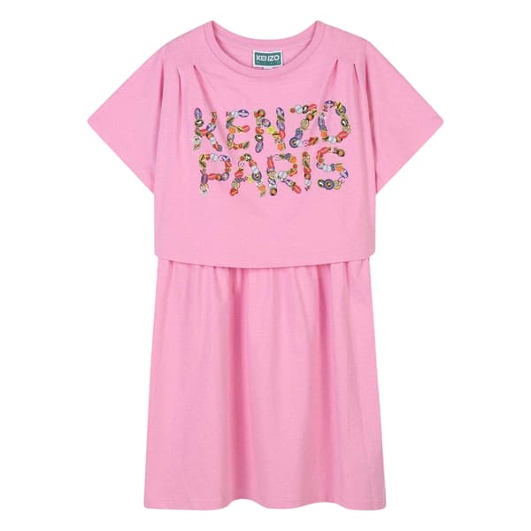 Kenzo tyttöjen logopaitamekko