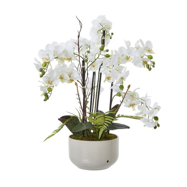 Hill Interiors Ceramic Orchid Flower Pot