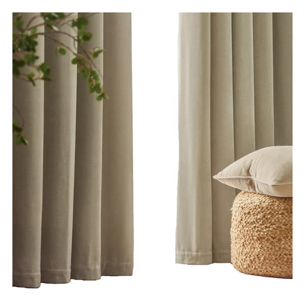 Yard Chenille Lined Pencil Pleat Curtains