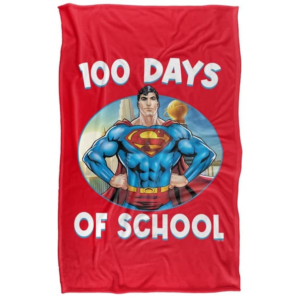 Stålmannen 100 dagar i skolan filt