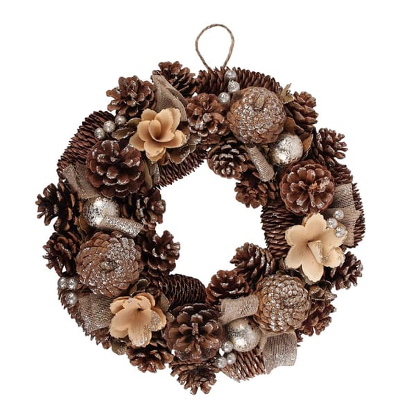 Something Different Hessian Leaves Wreath