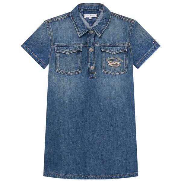 Tommy Hilfiger Flickor Denim Miniklänning