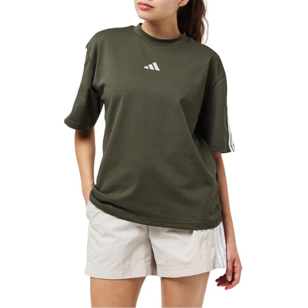 Adidas naisten Essentials 3 Stripes T-paita