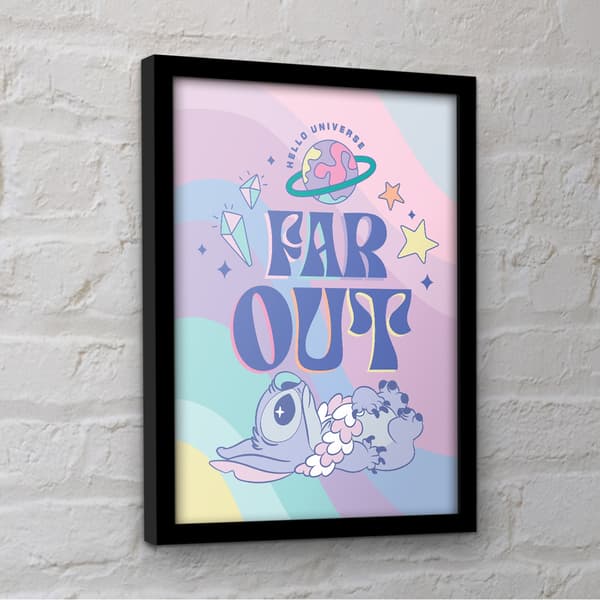 Lilo & Stitch Planetary Far Out Framed Poster