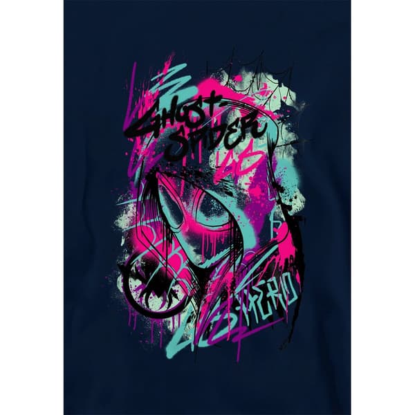 Spider-Man Childrens/Kids Ghost-Spider Graffiti Pull Over Hoodie
