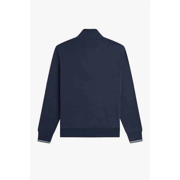 Fred Perry Mens Logo Half Zip Sweatshirt
