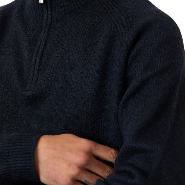 Threadbare Herrtröja Rossen Quarter Zip Raglan Långärmad