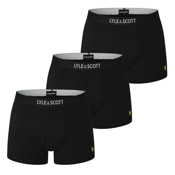Lyle & Scott Herr Nathan Bomullsboxershorts (3-pack)