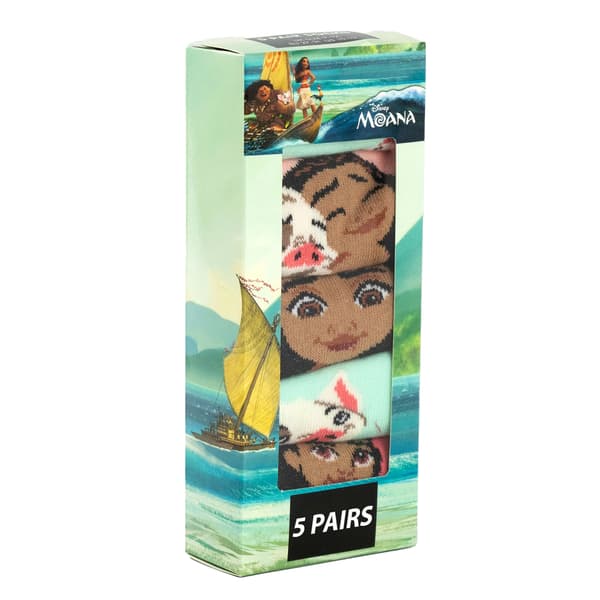 Moana Flickor Moana Strumpor (5-pack)