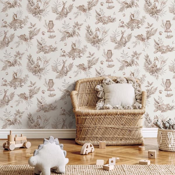 Holden Décor Forest Friends Texturerad Tapet