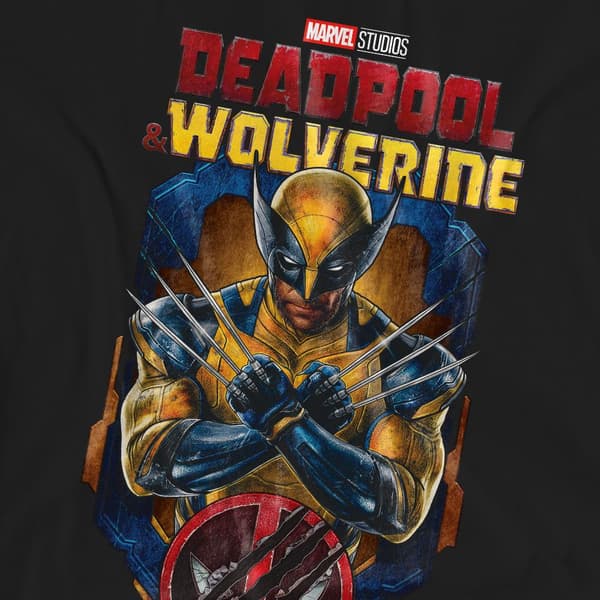 Deadpool & Wolverine Unisex Aikuisten Wolverine Torn T-paita