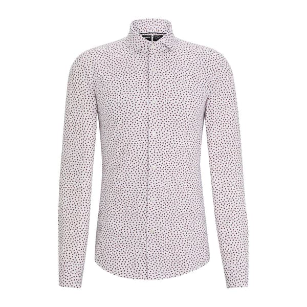 Boss Herrskjorta Micro-Dot Oxford Spread Collar Formell Skjorta