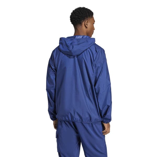 Adidas Herr 3S 3 ränder huvtröja vindjacka