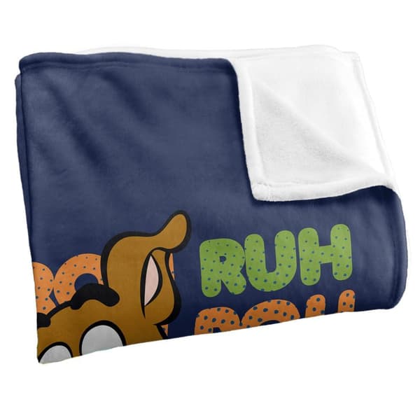 Scooby Doo Ruh Roh Repeat Print Soft Touch Blanket