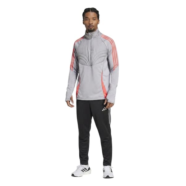 Adidas Herr Tiro 24 Vinteriserad Logotyp Quarter Zip Tröja
