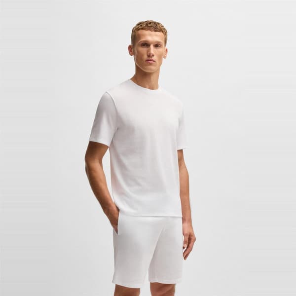 Boss Mens Waffle Knit Structured Pyjama Top