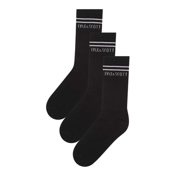 Lyle & Scott Barn/Kids Crew Strumpor (3-pack)