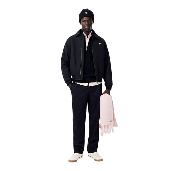 Lacoste Patch Ribbstickad Mössa