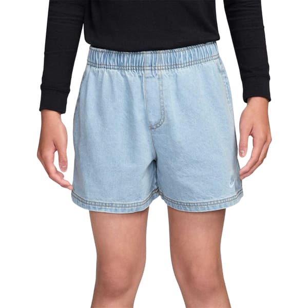 Nike Barn/Kids Denim Broderade Logoshorts
